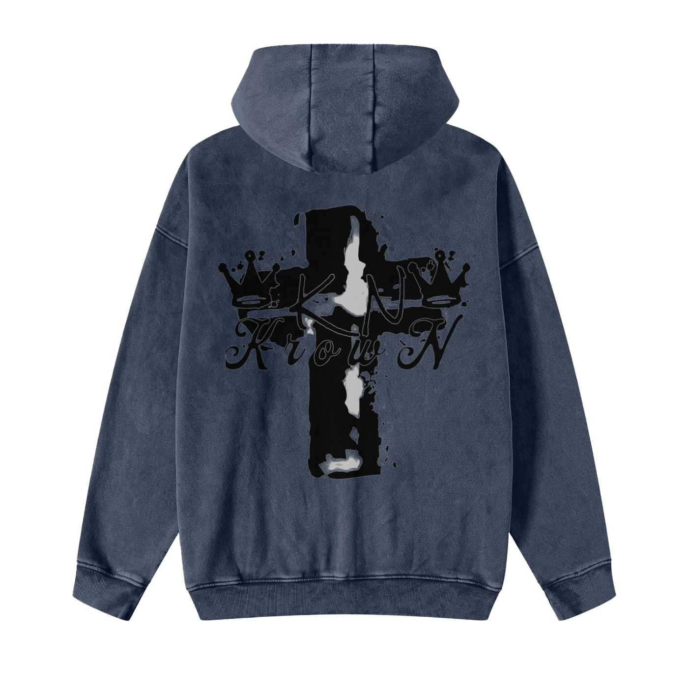 Krown Zip Through Hoodie