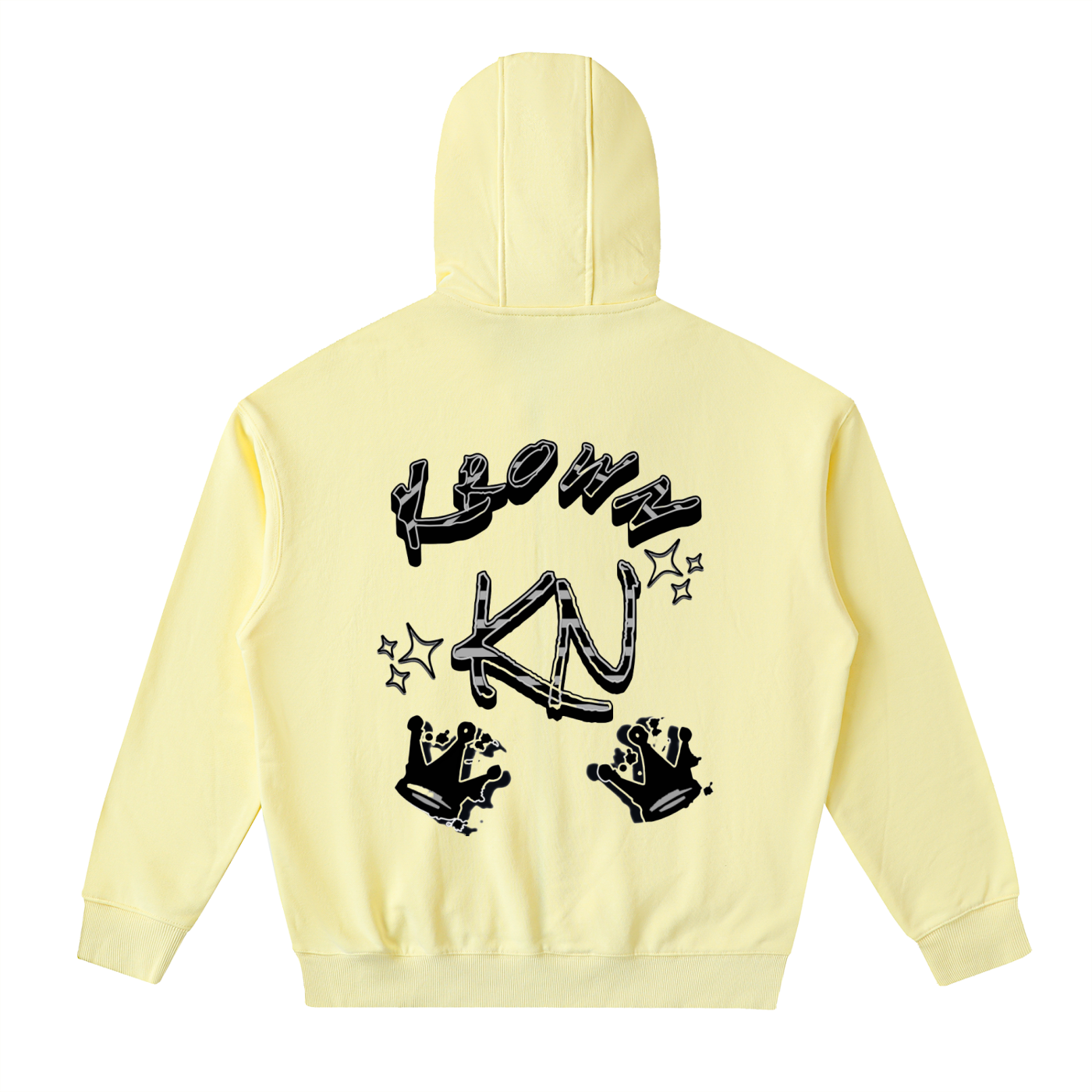 Drop-Shoulder Zip Up Hoodie